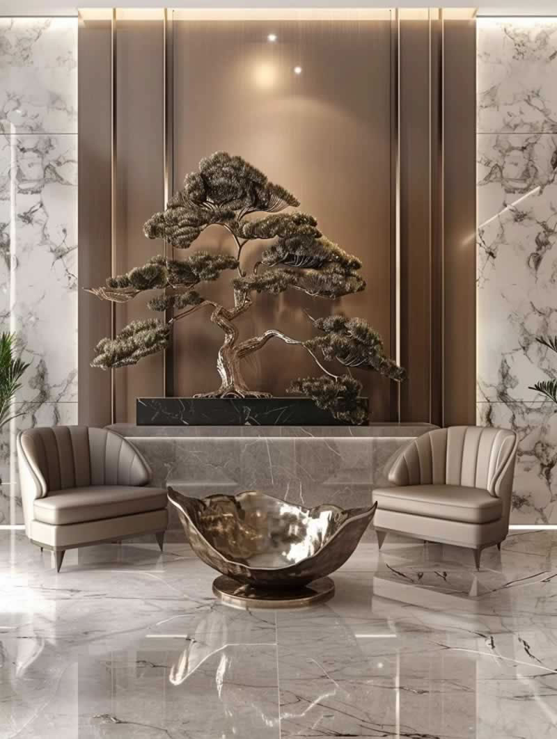 Luxury hotels with stone walls