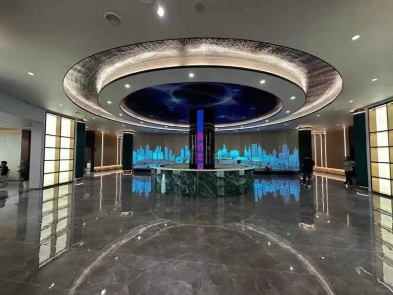 Marble hotel interiors