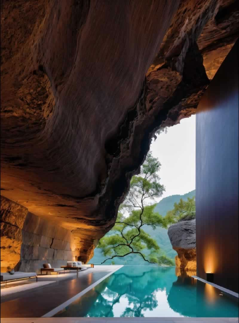 Modern stone decoration ideas for hotels