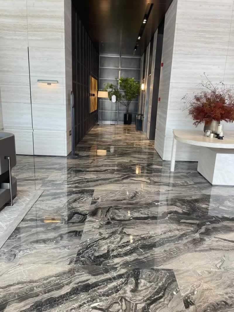 Stone flooring options for luxury hotels