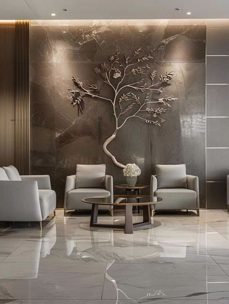 Stone flooring options for luxury hotels
