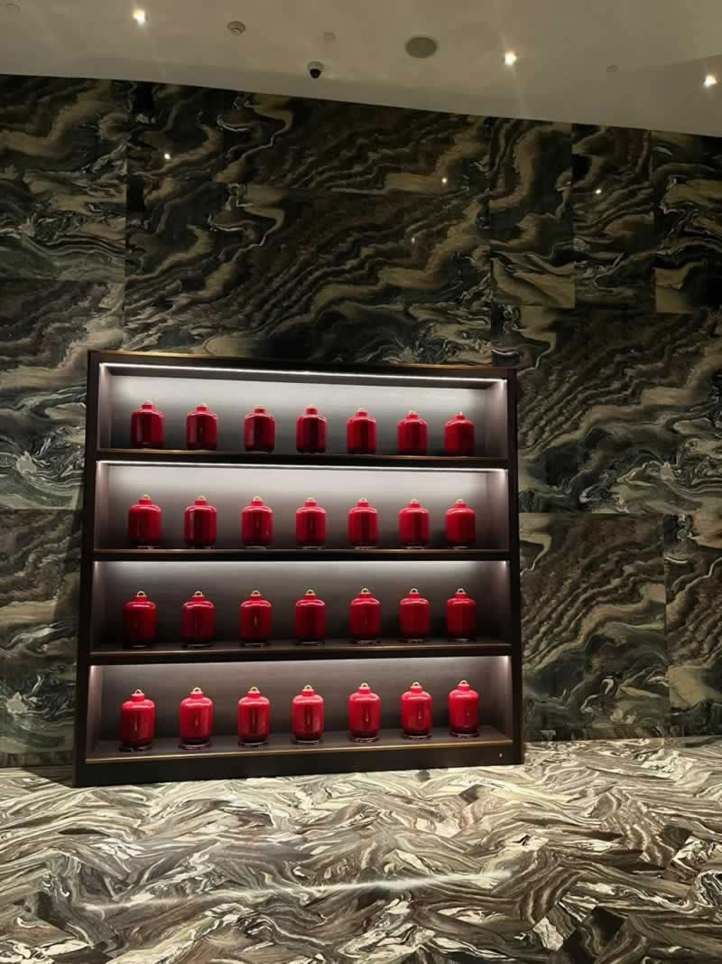 Stone wall cladding for hotels