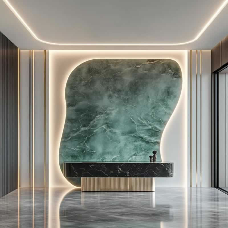 Textured Stone Hotel Walls