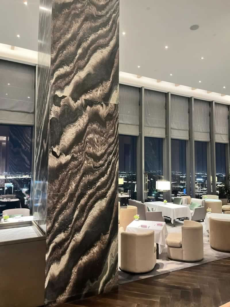 Textured Stone Hotel Walls