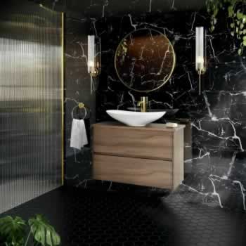 Black and White Marble Wall Cladding