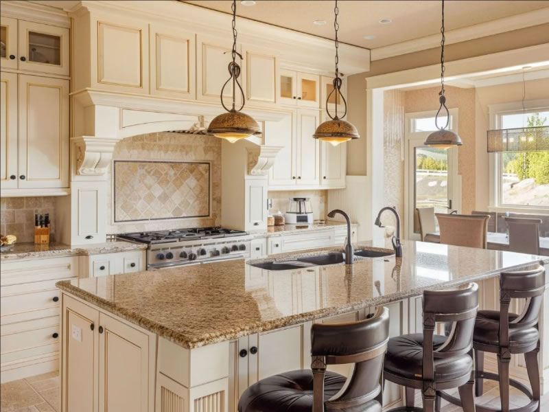 Golden Leaf Beige Countertops