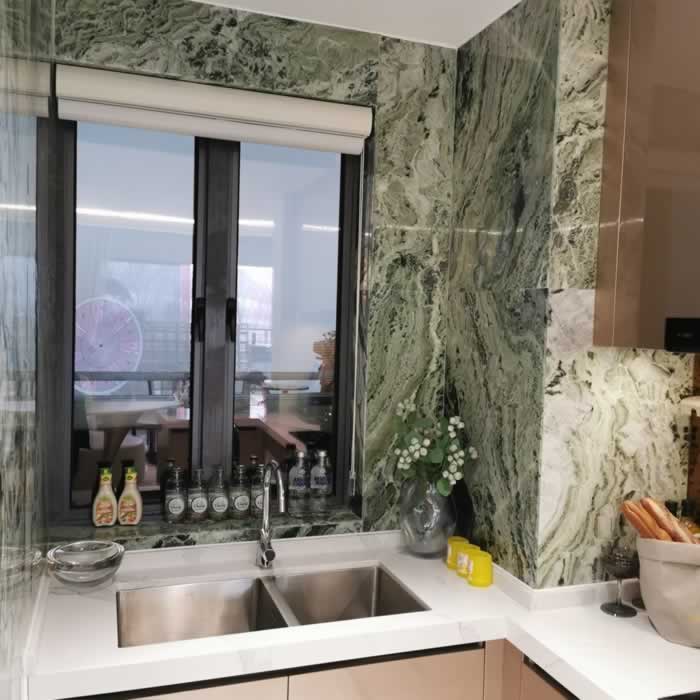 Green Jade Marble Bathroom