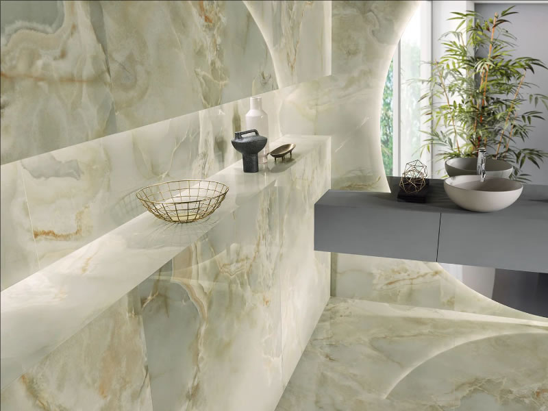 Green Jade Marble Bathroom