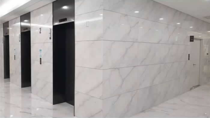 Guangxi White Marble Wall Cladding