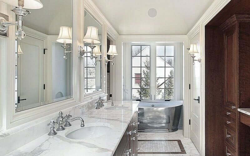 Italy Calacatta Gold Marble Bathroom