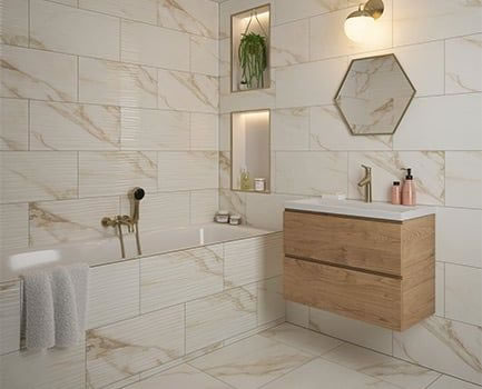 Italy Calacatta Gold Marble Wall Claddings