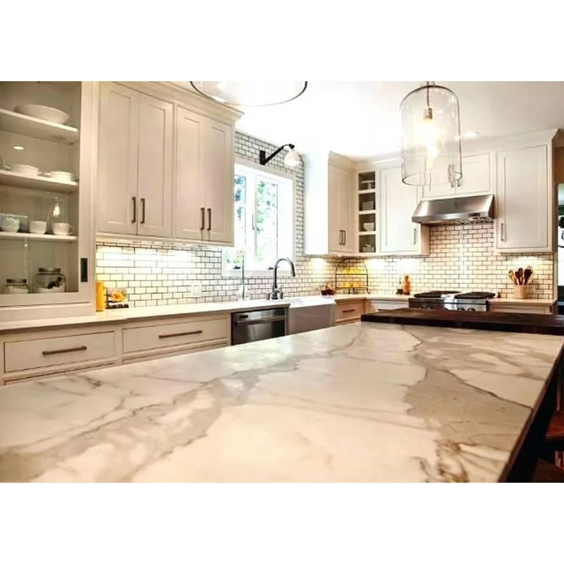 Italy Calacatta Gold Marble kitchen