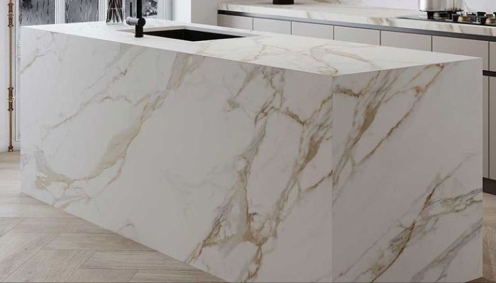 Italy Calacatta Gold Marble kitchen