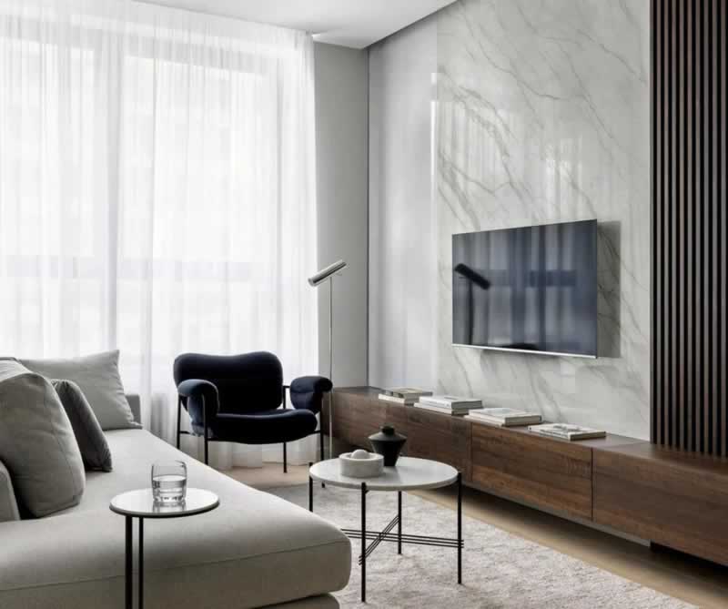 Light wooden marble Wall Cladding
