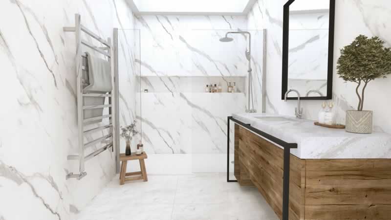 Light wooden marble Wall Cladding