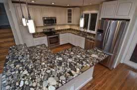 River Pebble Slab Countertops
