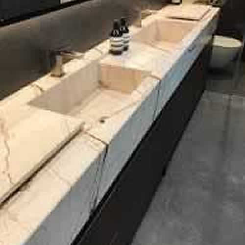 Sofitel Gold Marble Countertops
