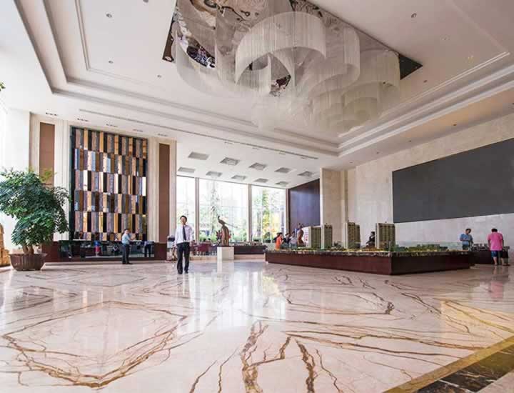 Sofitel Gold Marble Flooring