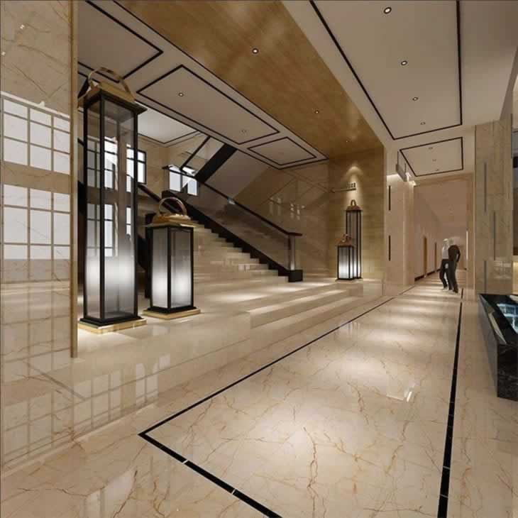 Sofitel Gold Marble Flooring