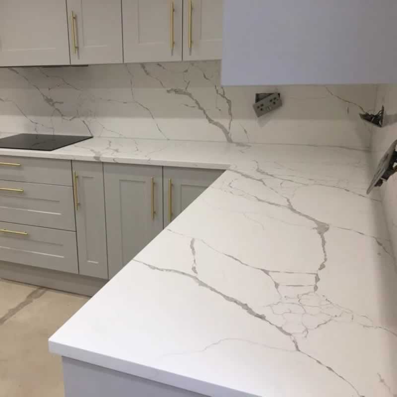 Statuario White Marble Countertops