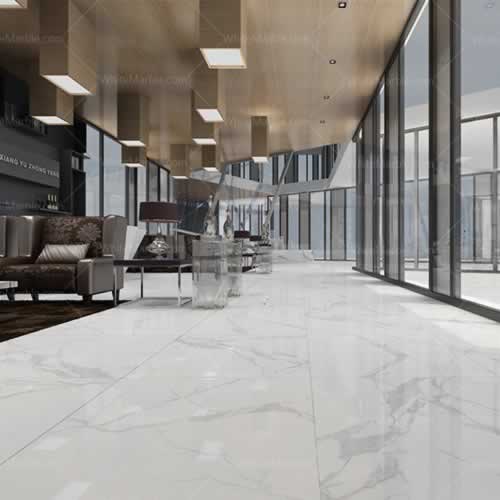 Statuario White Marble Flooring
