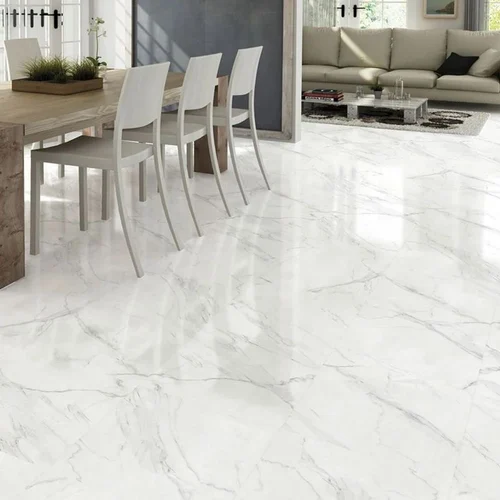 Volakas White Marble Flooring