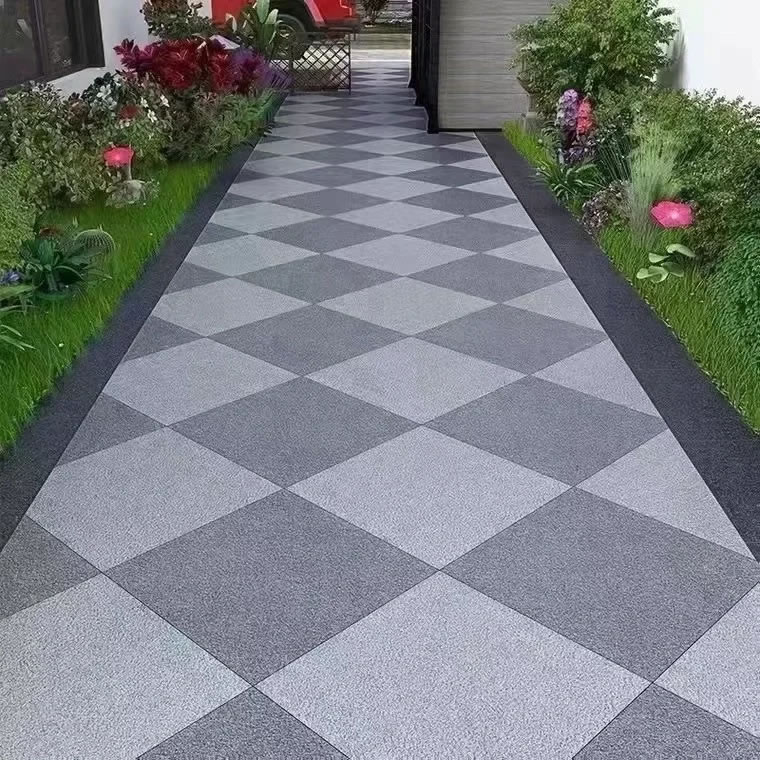 black granite pavers