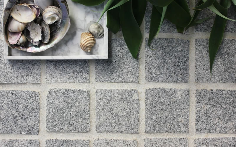 Granite paving stones
