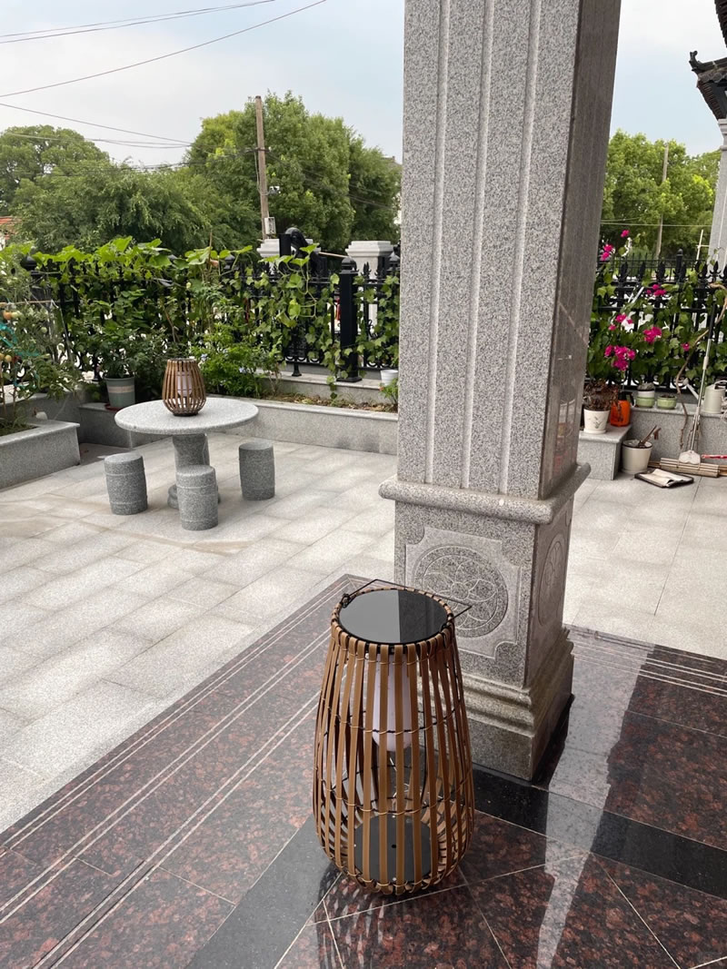 Granite paving stones