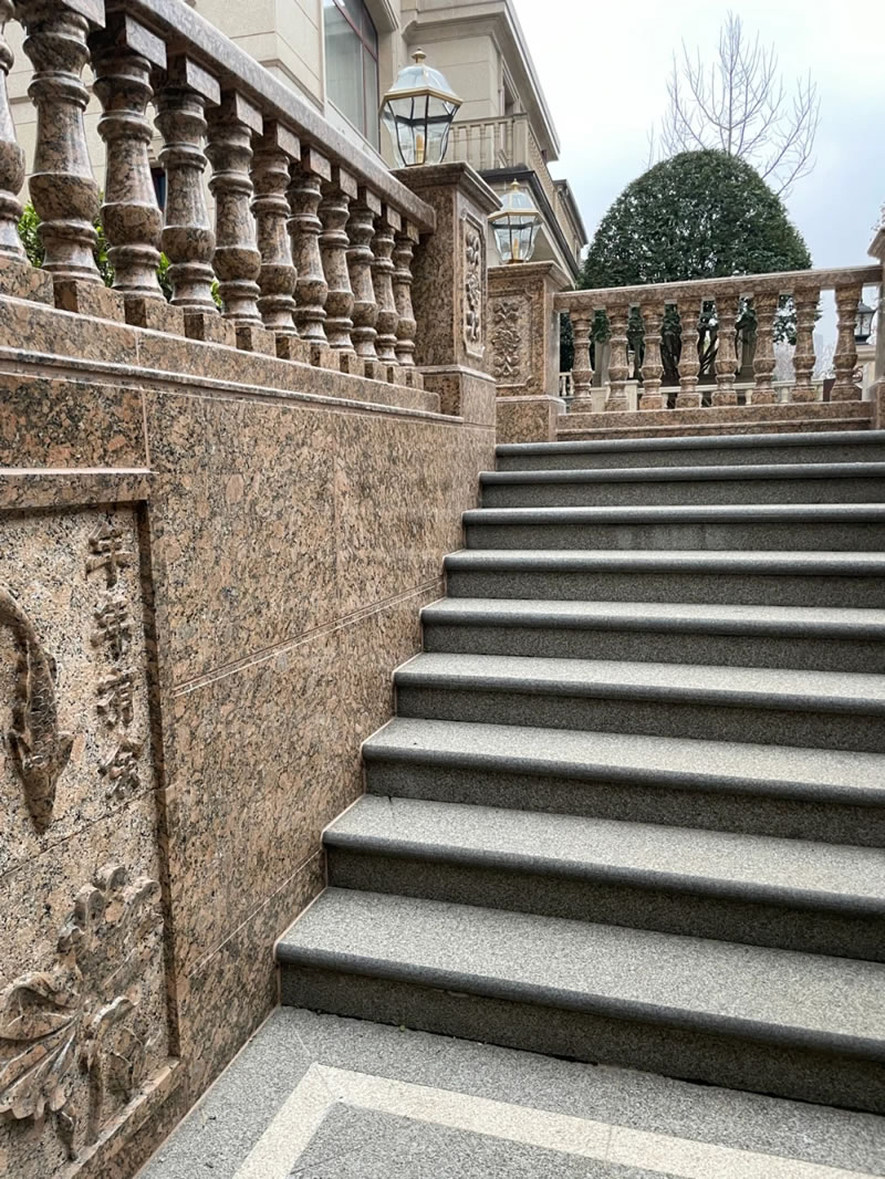 Granite paving stones