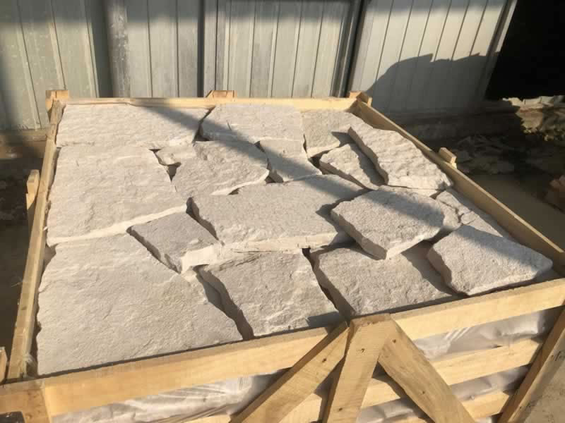 Sandstone tiles for flooring
