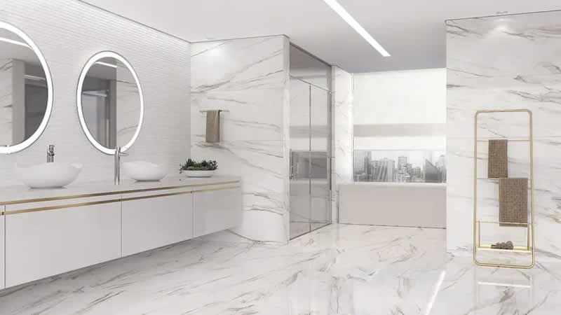 Calacatta Gold Bathroom