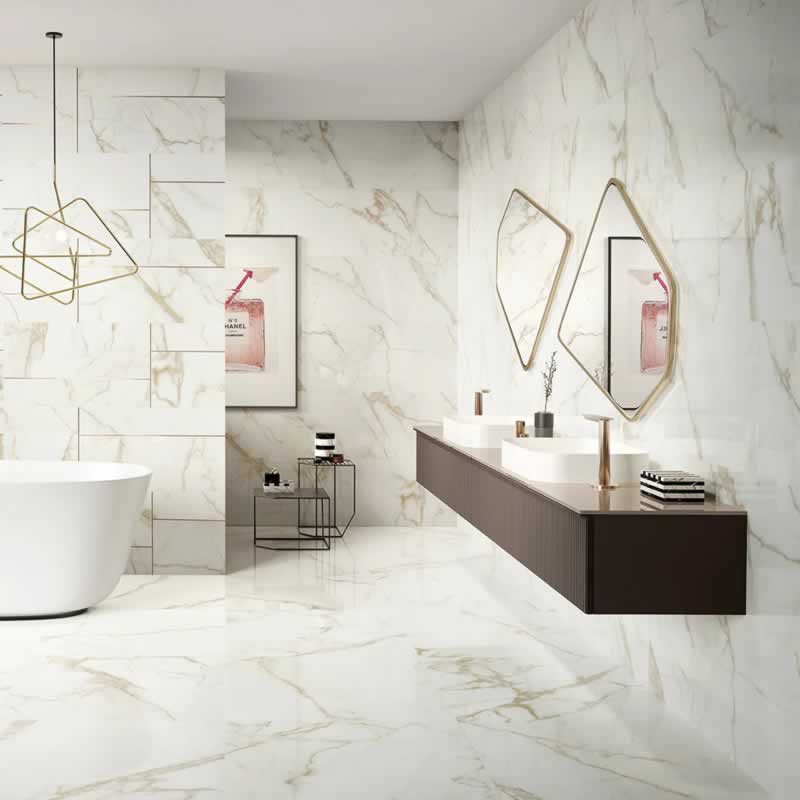 Calacatta Gold Bathroom
