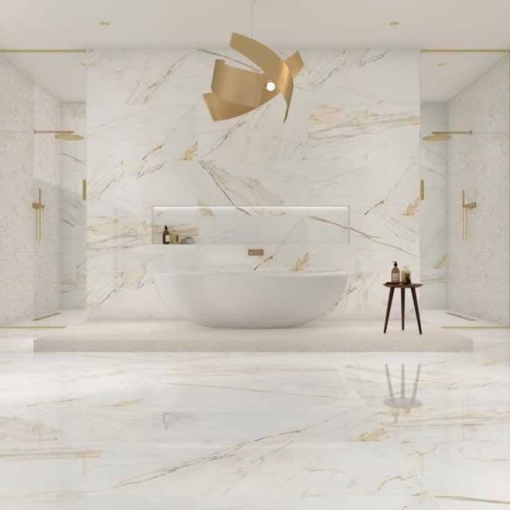 Calacatta Gold Bathroom