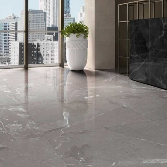 Grigio grey marble tiles Flooring