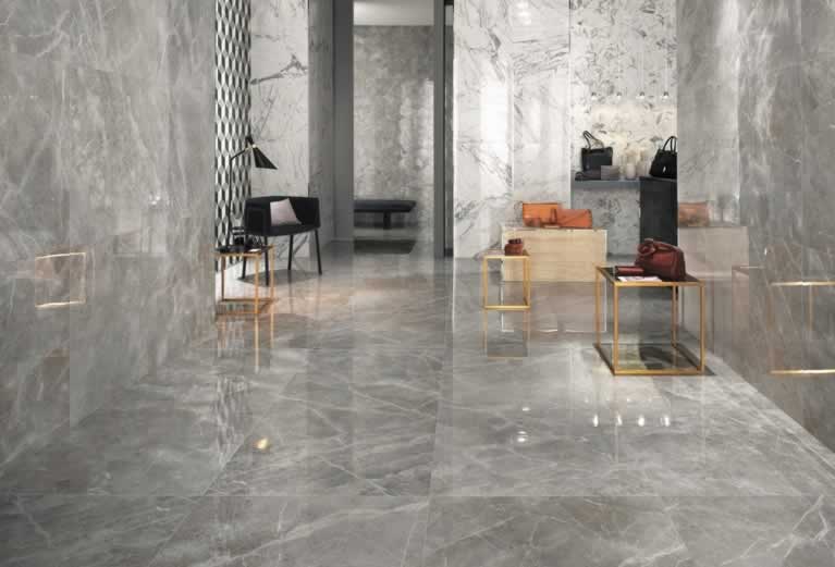 Grigio grey marble tiles Flooring