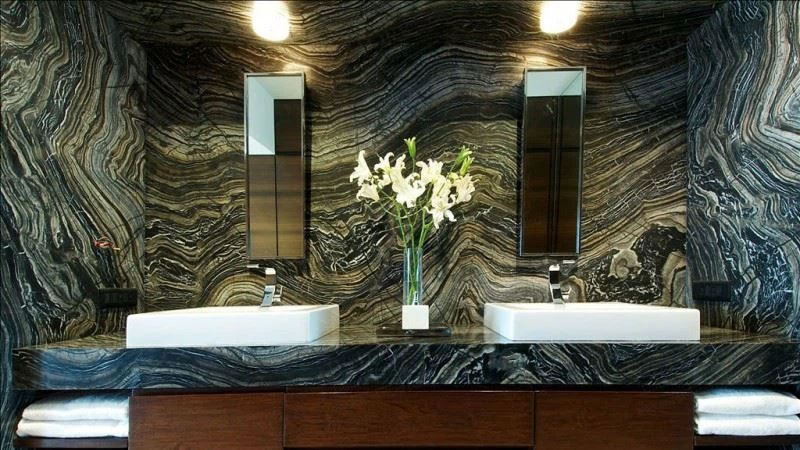 Kenya Black Marble Tiles Flooring