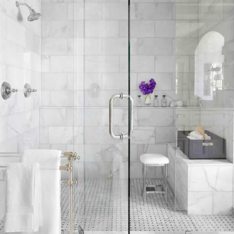 Oriental Whtie Marble Tiles Flooring