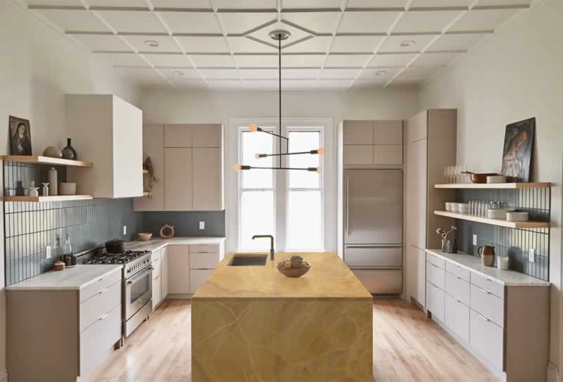 Yellow Onxy Tiles Wall Cladding